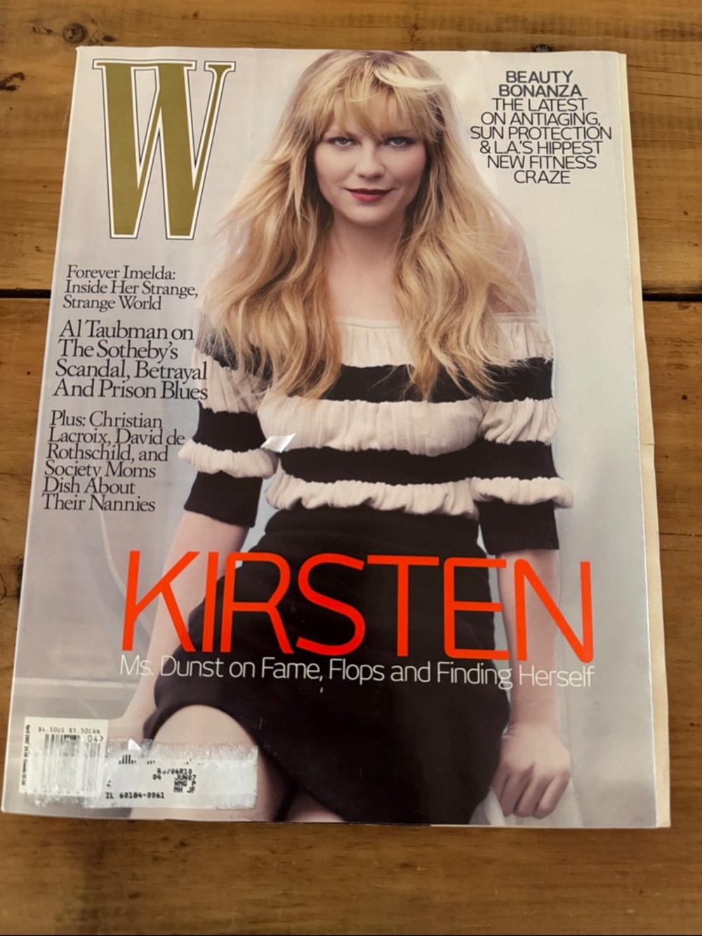 W Magazine April 2007 Kirsten Dunst
